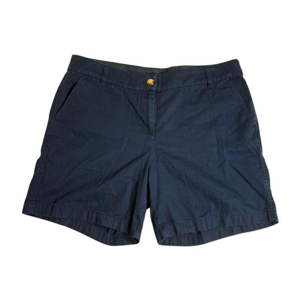 J.Crew Heritage Chino Shorts 🌟 Navy Size 12 - Classic & Chic!